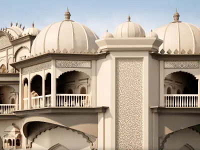 Indian Gate Exterior 3D model