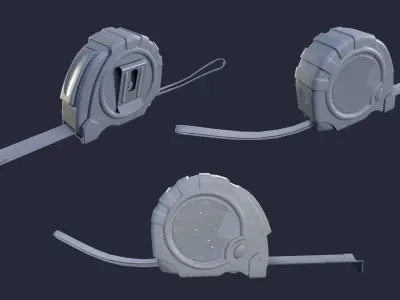Tape Measure Low-poly 3D model buy