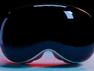 Apple Vision Pro Low-poly 3D model