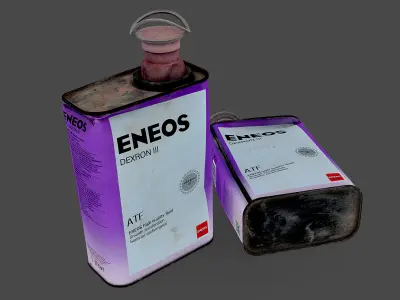 Transmission Fluid Can 3D model