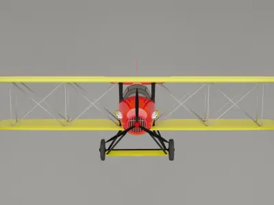 Classic Aeroplane 3D model