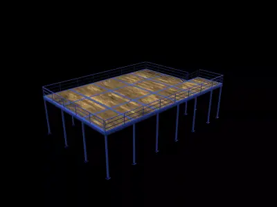mezzanine floor system 3D model