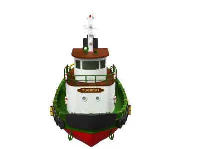 Tugboat 3D model purchase