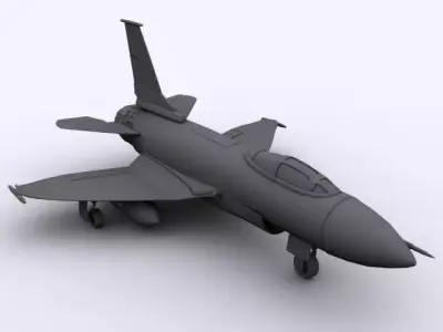 Custom Falcon Fighter 3D model