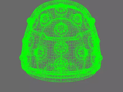Space Knights V4 Savage Studded Shoulder Pads Type A 3D print model