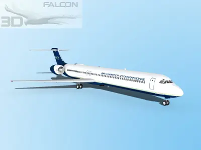 Falcon3D MD-80 Air Charter Intl 3D model