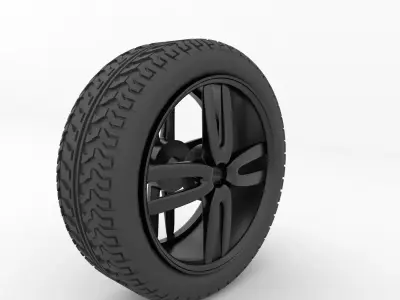 Tyre 3d model car tire 3D model