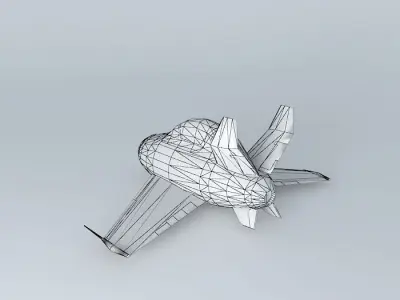 Template McDonnel Douglas XF 85 Goblin Parasite Fighter Free 3D model