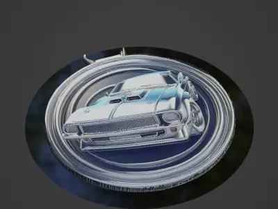 Car Pendant Medallion 3D print model