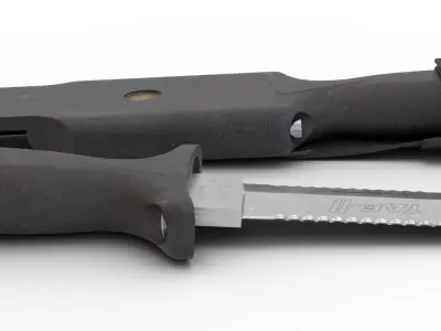 Jack Burtons dagger Low-poly 3D model