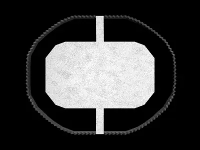 Metalic Bear trap Rigged Free low-poly 3D model