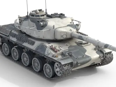 5 Military Vehicles Collection v27 Low-poly 3D model