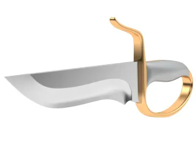 Butterfly Sword 02 3D model