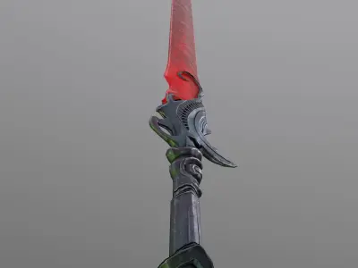 SwordR sword Low-poly 3D model