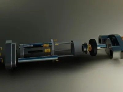 Sheet Metal Punching Machine Free 3D model