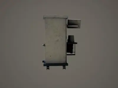Anesthesia Machine Low-poly 3D model