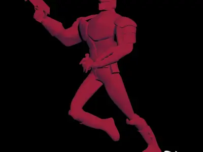Batman Savage Time NOIR statue 3D print model
