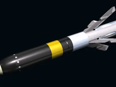 HEAT APAM Warhead for Hydra 70 APKWS II 3D model
