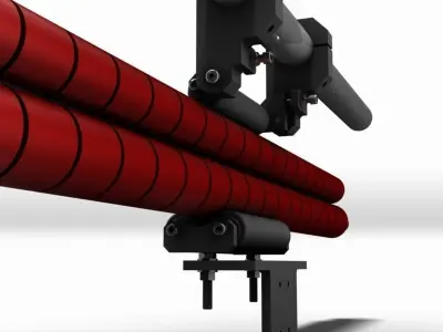 Shaft Anti-Bending System 3D model