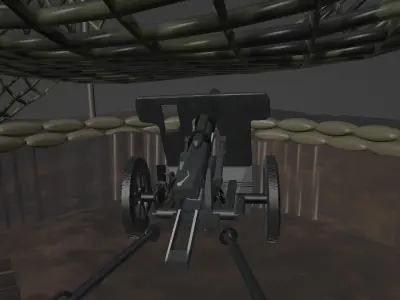 Assault on Brecourt Manor 3D model
