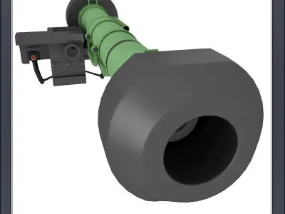 FGM 148 Javelin Missile Launcher 3D model