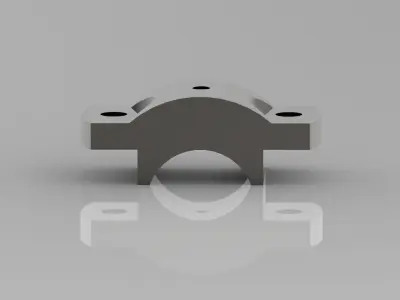 Industrial Brass Cap High-Poly 3D Model 3D model