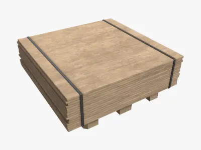 MEGA Construction Materials Collection Low-poly 3D model