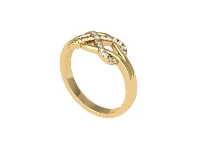 Wedding Ring 3D print model 83