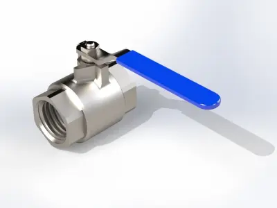 INCH  MANUAL BALL VALVE 3D model