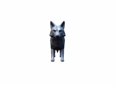 The Wolf Is A Powerful Intelligent Predator 3D model purchase