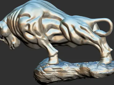 Bull Statue Free 3D model