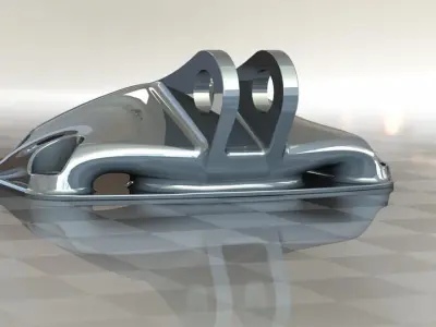 Niebracket metal bracket Free 3D model