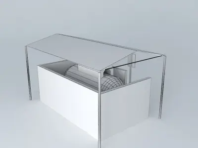 LP GAS STATION Free 3D model