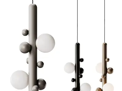 Lunar P Pendant Lamp by Babich studio 3D model