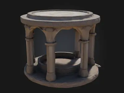 Temple of Serenity  A Sacred Refuge of Peace and Balance 3D model