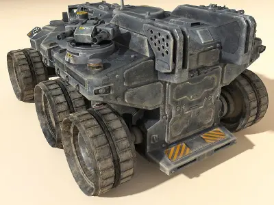 SciFi Heavy Vehicle 3D model