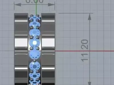 BV ZERO STYLE PENDANT 8MM 3D print model