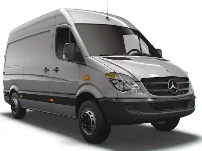 Mercedes Benz Sprinter Van L2H2 2008 3D model