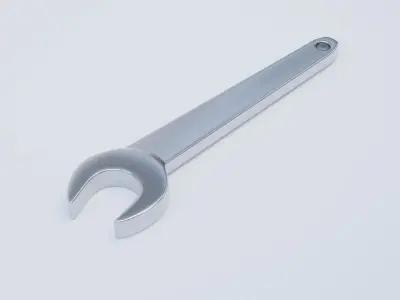 Open Ended Wrench Free low-poly 3D model
