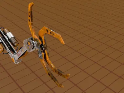 Claw Scifi Robot 3D model