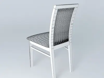 Indiana Red Pine Chair 3D model