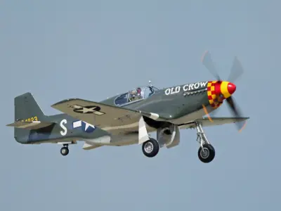 North American P-51 Mustang 3D model 2