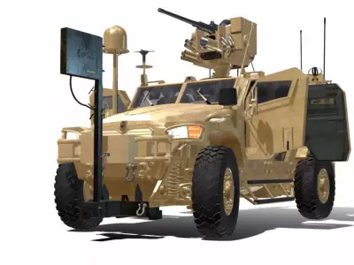 MXT MV 4X4 Low-poly 3D model