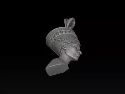 Nefertiti Pendant 3D print model