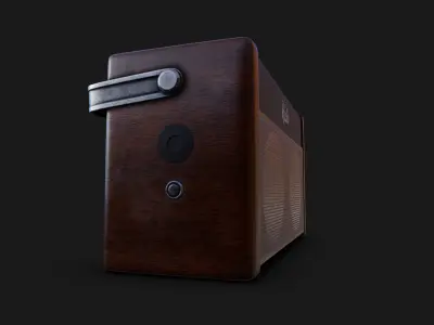 Vintage Radio  Realistic 3D 3D model