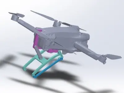 Wing for DJI Mini 3 Pro 3D print model