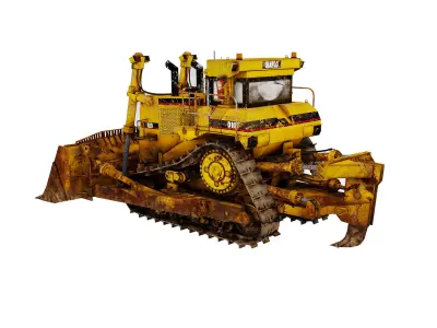 Bulldozer Construction Vehicle 3D model
