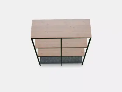 FJALLBO Shelving unit Low-poly 3D model