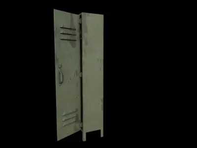 Locker 02 3D model