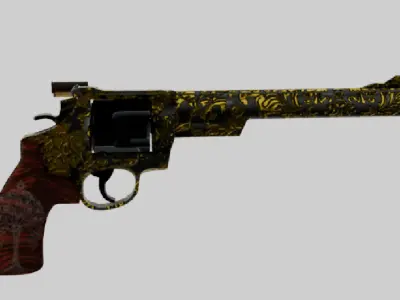 The Smith and wesson model 29 3D model
